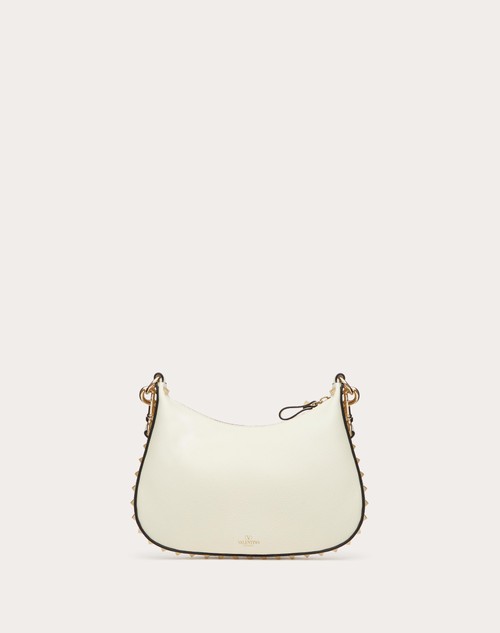 Red Valentino HOBO PICCOLA VALENTINO GARAVANI ROCKSTUD IN VITELLO GRANATO Qualità Garantita