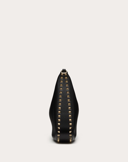 Red Valentino HOBO VALENTINO GARAVANI ROCKSTUD IN VITELLO GRANATO Negozi Online