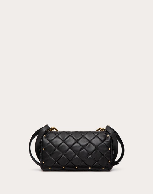Red Valentino BORSA VALENTINO GARAVANI ROCKSTUD SPIKE IN NAPPA PATCHWORK Sottocosto