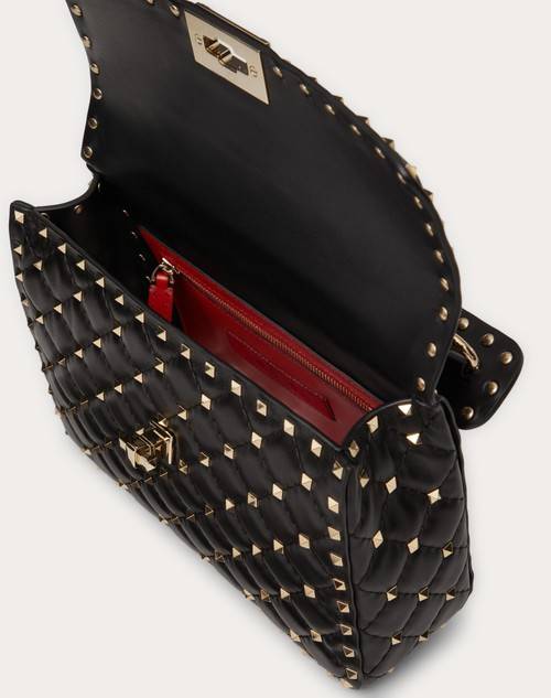 Red Valentino BORSA MEDIA ROCKSTUD SPIKE IN NAPPA Sconto