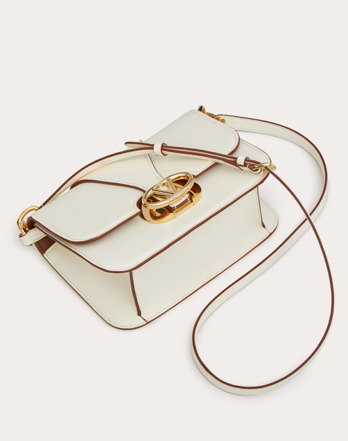 Red Valentino BORSA PICCOLA A SPALLA VLOGO O'CLOCK IN NAPPA CON CATENA 2025