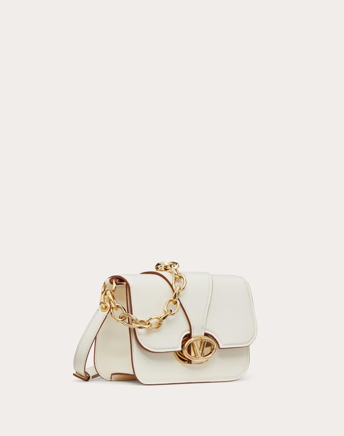 Red Valentino BORSA PICCOLA A SPALLA VLOGO O'CLOCK IN NAPPA CON CATENA Italy