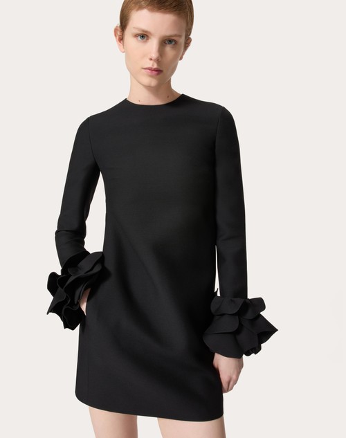 Red Valentino ABITO CORTO IN CREPE COUTURE RICAMATO 2025