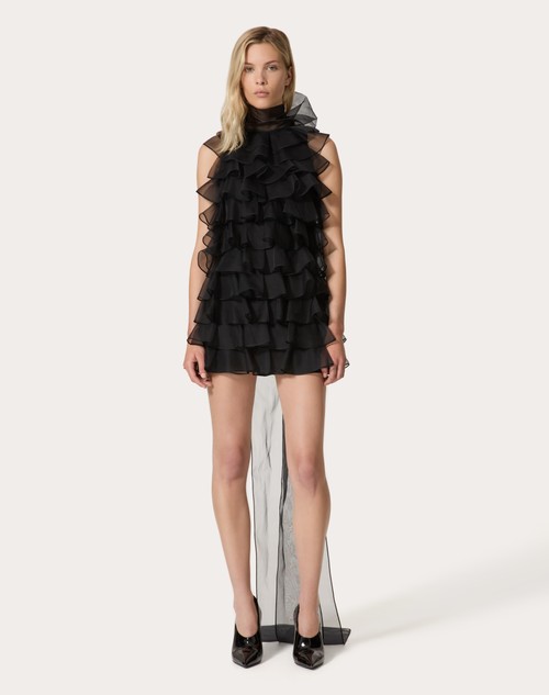 Red Valentino ABITO CORTO IN ORGANZA Nuovo