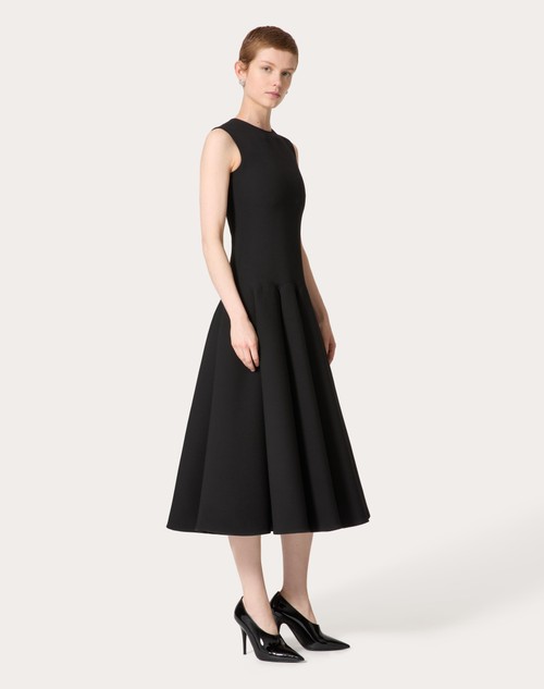 Red Valentino ABITO MIDI IN LUXURY CREPE Qualità