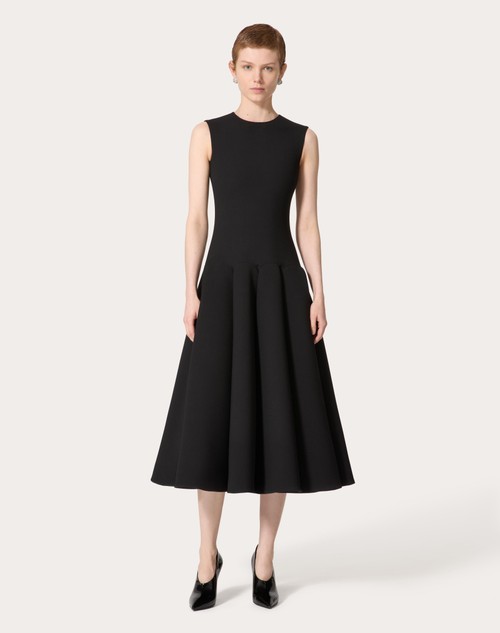 Red Valentino ABITO MIDI IN LUXURY CREPE Qualità