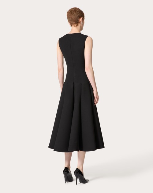 Red Valentino ABITO MIDI IN LUXURY CREPE Qualità