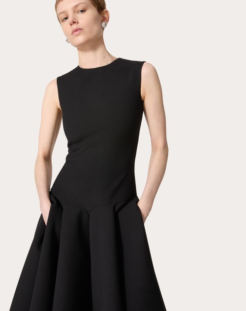Red Valentino ABITO MIDI IN LUXURY CREPE Qualità