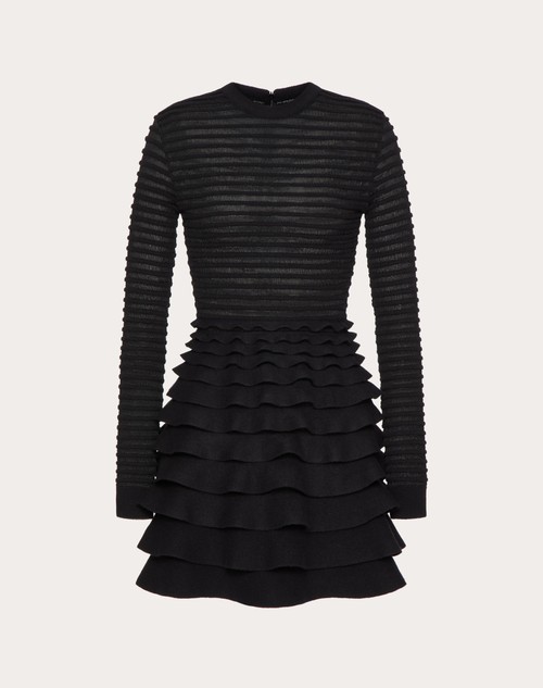 Red Valentino ABITO CORTO IN VISCOSA E LANA