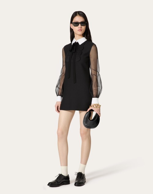 Red Valentino ABITO CORTO IN CREPE COUTURE Acquista Ora