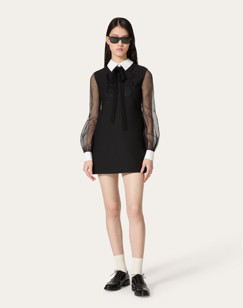 Red Valentino ABITO CORTO IN CREPE COUTURE Acquista Ora