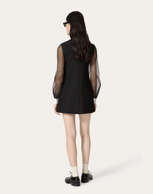 Red Valentino ABITO CORTO IN CREPE COUTURE Acquista Ora