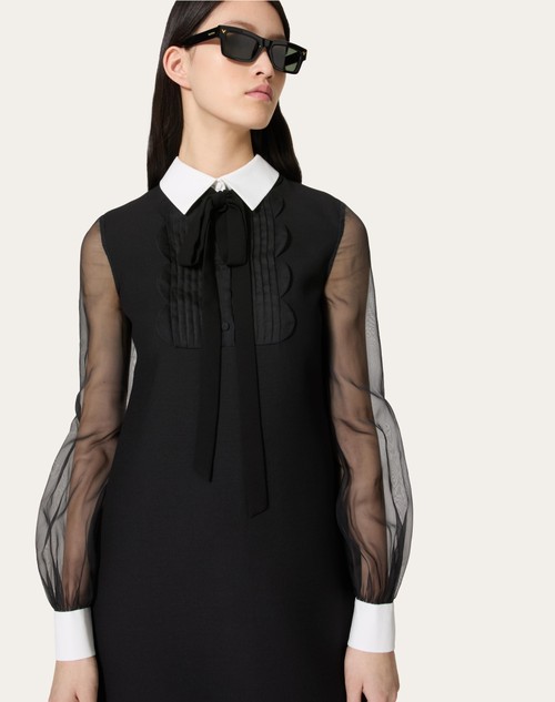 Red Valentino ABITO CORTO IN CREPE COUTURE Acquista Ora