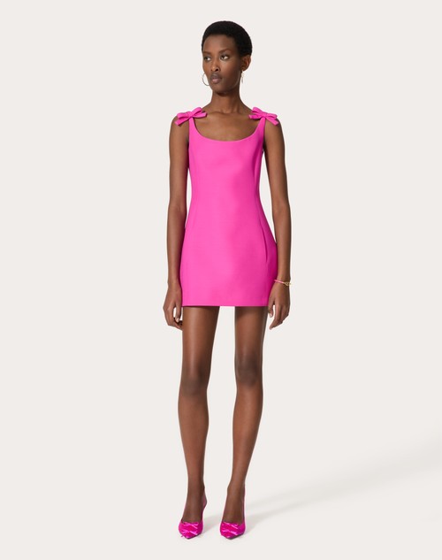 Red Valentino ABITO CORTO IN CREPE COUTURE Smaltimento dello stoccaggio