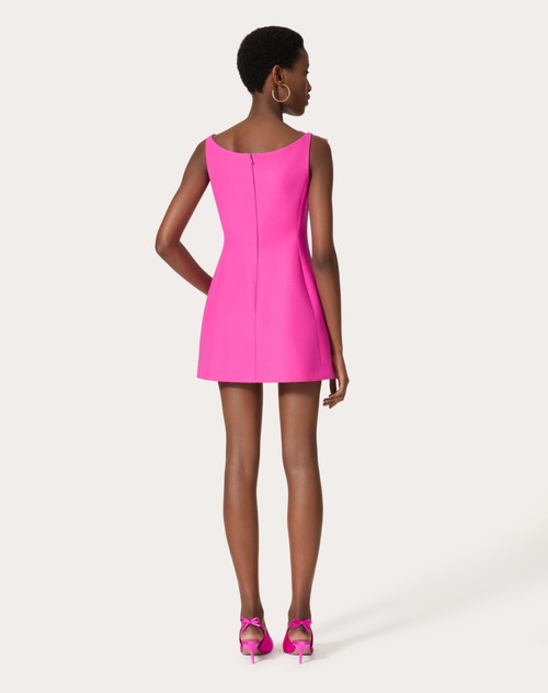 Red Valentino ABITO CORTO IN CREPE COUTURE Smaltimento dello stoccaggio