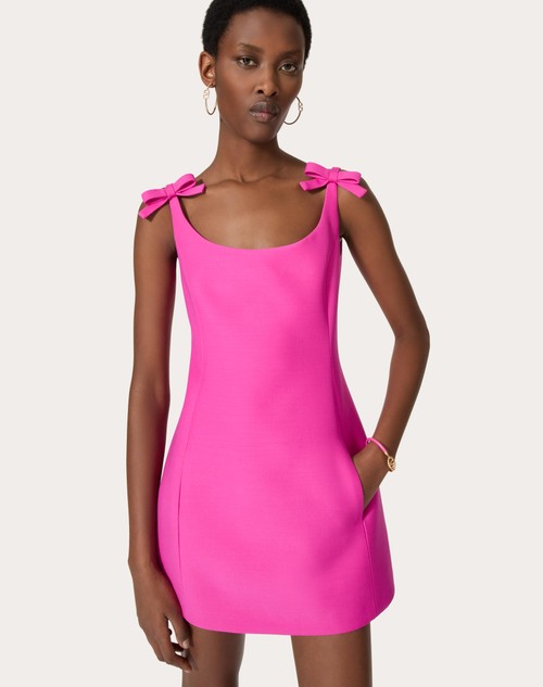 Red Valentino ABITO CORTO IN CREPE COUTURE Smaltimento dello stoccaggio