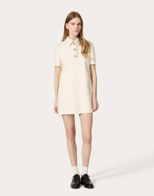 Red Valentino ABITO CORTO IN DELICATE TWEED Economico