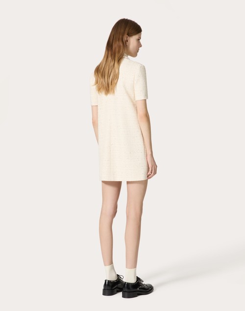 Red Valentino ABITO CORTO IN DELICATE TWEED Economico