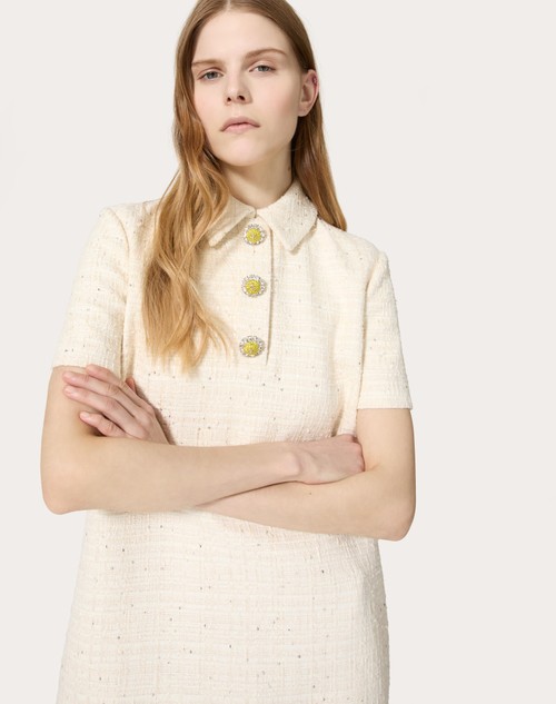 Red Valentino ABITO CORTO IN DELICATE TWEED Economico