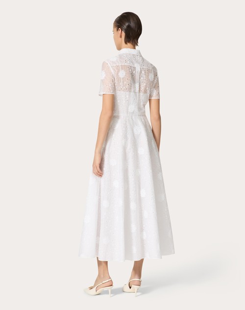 Red Valentino ABITO MIDI IN DAISY ORGANDIS Online