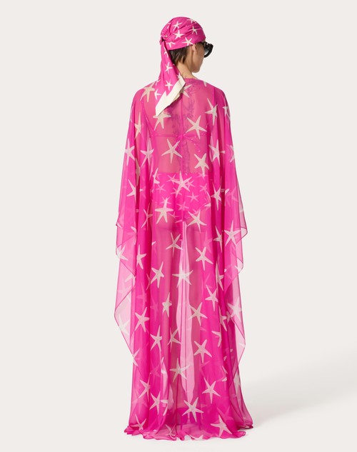 Red Valentino ABITO DA SERA IN CHIFFON STARFISH Vendita Economica