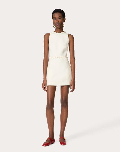 Red Valentino ABITO CORTO IN CREPE COUTURE In Saldo