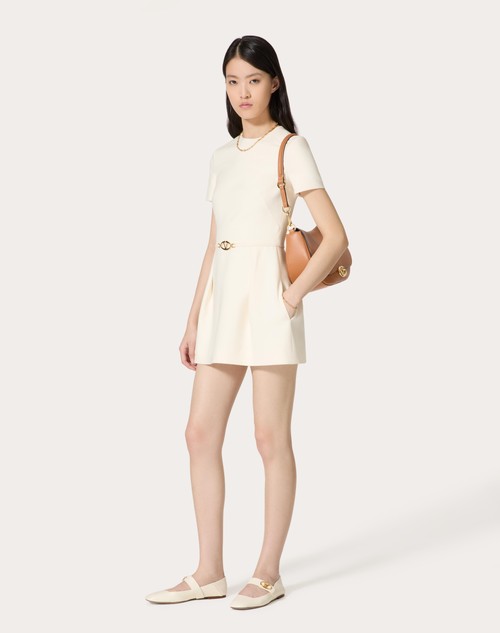 Red Valentino ABITO CORTO IN CREPE COUTURE Nuova