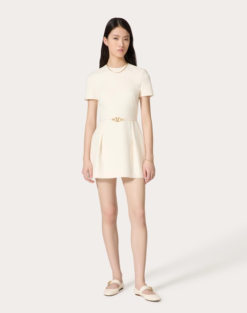 Red Valentino ABITO CORTO IN CREPE COUTURE Nuova