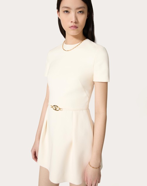 Red Valentino ABITO CORTO IN CREPE COUTURE Nuova