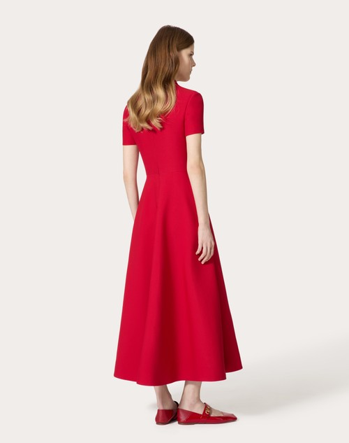 Red Valentino ABITO MIDI IN CREPE COUTURE 2025