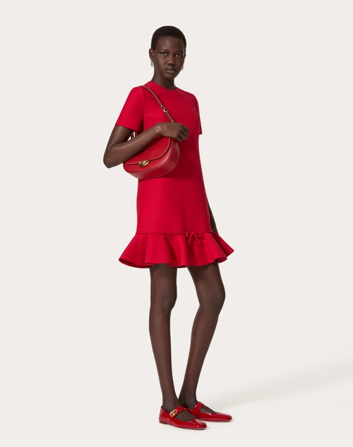 Red Valentino ABITO CORTO IN CREPE COUTURE Nuovo