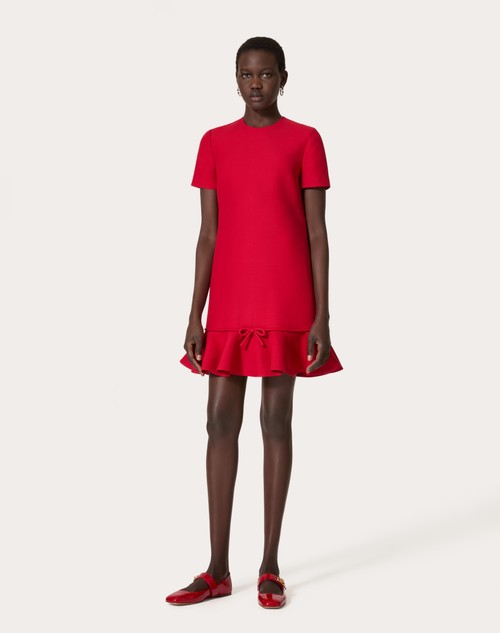 Red Valentino ABITO CORTO IN CREPE COUTURE Nuovo