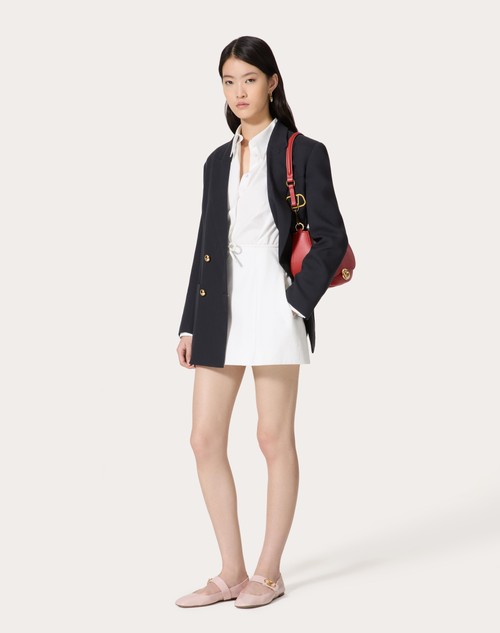 Red Valentino ABITO CORTO IN COMPACT POPELINE Qualità