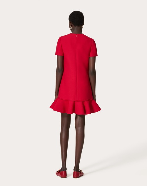 Red Valentino ABITO CORTO IN CREPE COUTURE Vendita