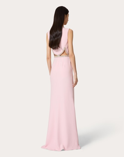Red Valentino ABITO DA SERA IN CADY COUTURE RICAMATO Negozi Online
