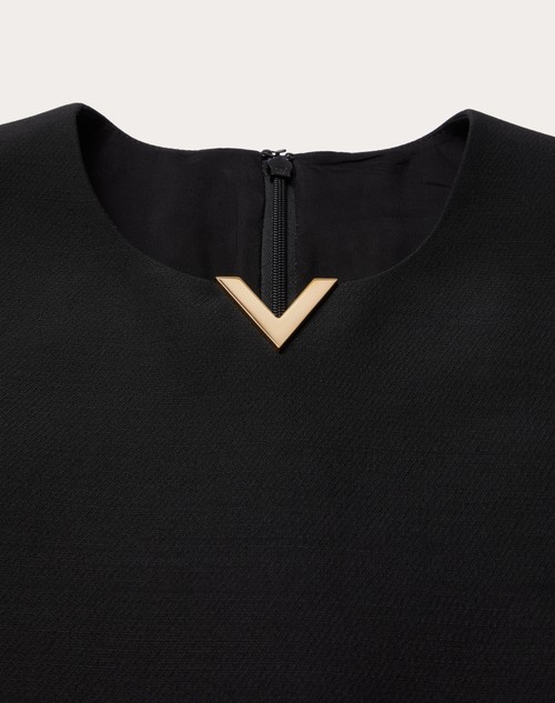 Red Valentino ABITO CORTO IN CREPE COUTURE Convenienza