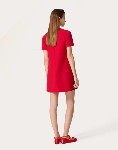 Red Valentino ABITO CORTO IN CREPE COUTURE Economico