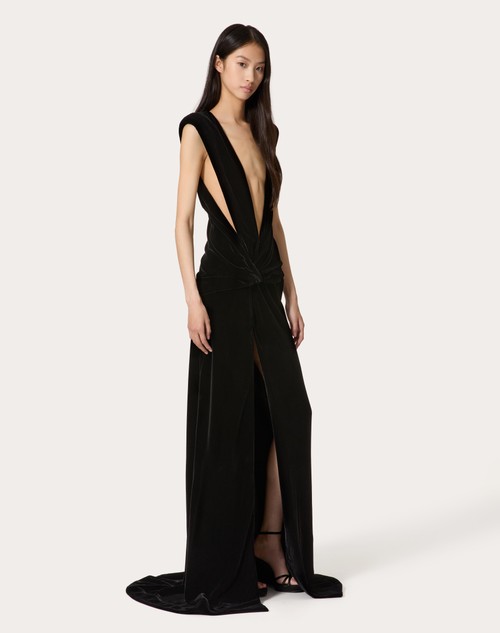 Red Valentino GOWN IN VELLUTO Outlet