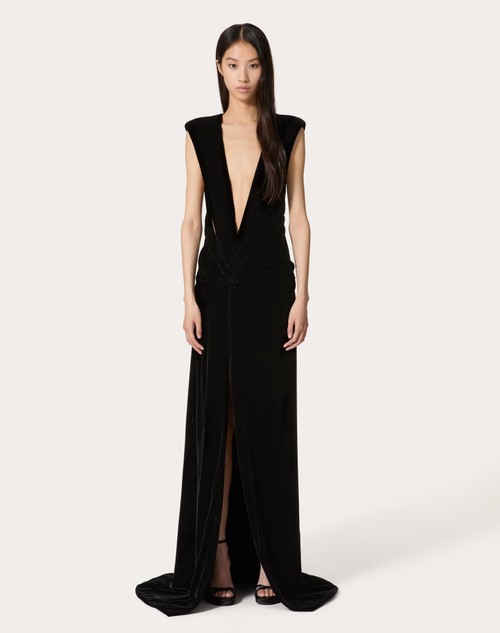 Red Valentino GOWN IN VELLUTO Outlet