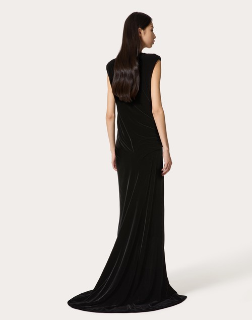 Red Valentino GOWN IN VELLUTO Outlet