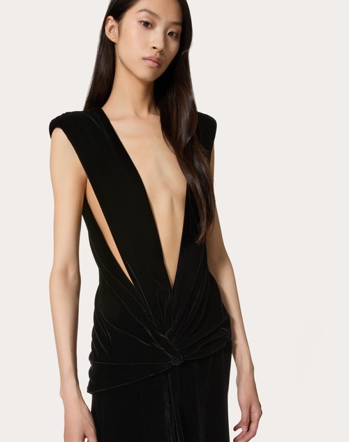 Red Valentino GOWN IN VELLUTO Outlet