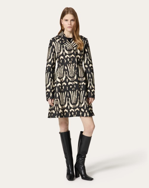 Red Valentino CAPPOTTO IN VALENTINO WILDPRINT 98 Vendita Calda