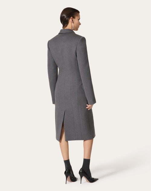 Red Valentino CAPPOTTO IN COMPACT DRAP Saldi Di Fabbrica