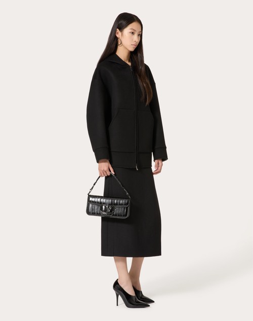 Red Valentino CABAN IN COMPACT DRAP Vendita