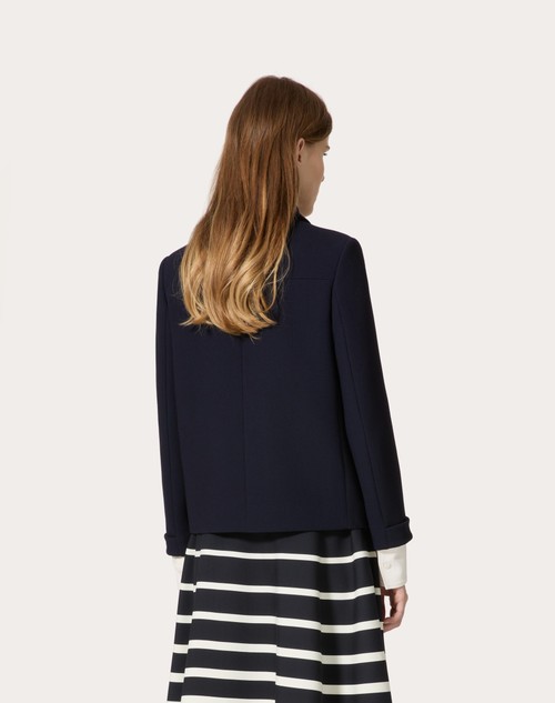 Red Valentino CABAN IN TEXTURE DOUBLE CREPE Consegna Veloce