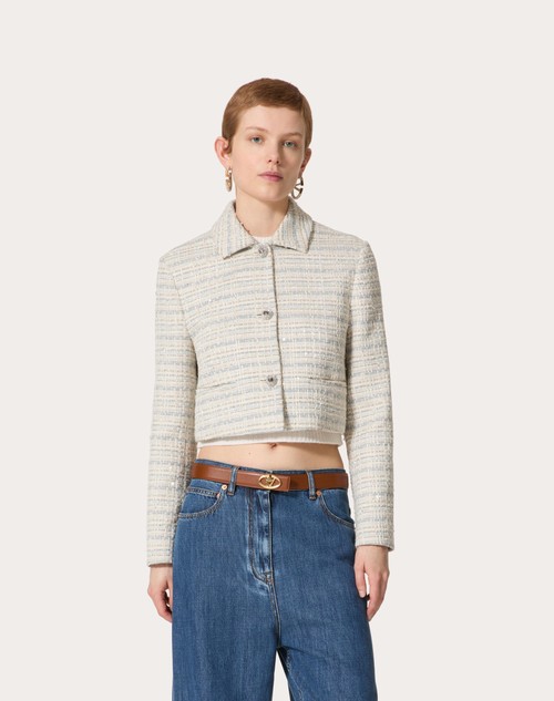 Red Valentino GIACCA IN DELICATE TWEED Promozione Limitata