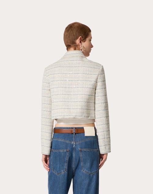 Red Valentino GIACCA IN DELICATE TWEED Promozione Limitata