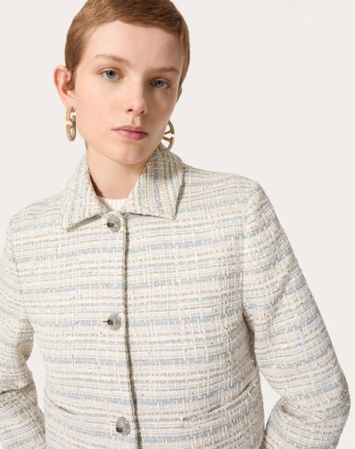 Red Valentino GIACCA IN DELICATE TWEED Promozione Limitata