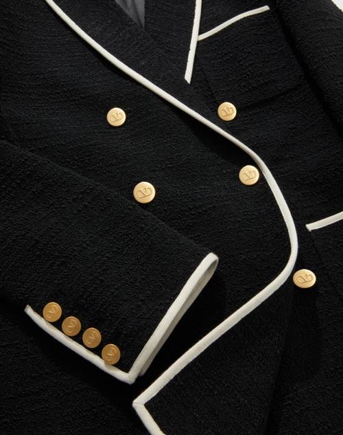 Red Valentino BLAZER IN LIGHT WOOL TWEED Fino Al -60%