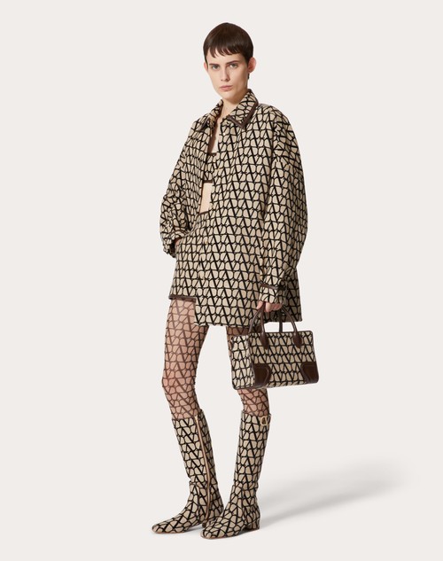 Red Valentino OVERSHIRT IN TOILE ICONOGRAPHE LIGHT Affare Del Giorno